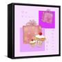 On Your Special Day - Presents And Cupcakes-Cherie Roe Dirksen-Framed Stretched Canvas