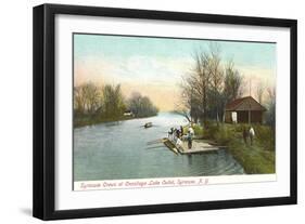 Onandaga Lake Outlet, Syracuse-null-Framed Premium Giclee Print