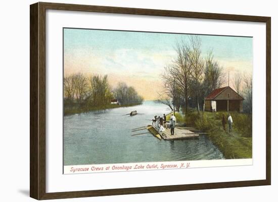 Onandaga Lake Outlet, Syracuse-null-Framed Art Print