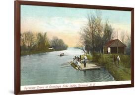 Onandaga Lake Outlet, Syracuse-null-Framed Art Print