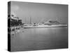 Onasis Yacht Docked near Shore-Philip Gendreau-Stretched Canvas