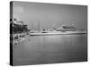 Onasis Yacht Docked near Shore-Philip Gendreau-Stretched Canvas