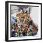 Onboard the Mayflower-null-Framed Giclee Print