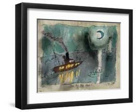 Once in a Blue Moon, 1938-Lyonel Feininger-Framed Art Print