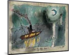 Once in a Blue Moon, 1938-Lyonel Feininger-Mounted Art Print