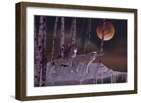 Once in a Super Blue Blood Moon-Gordon Semmens-Framed Giclee Print