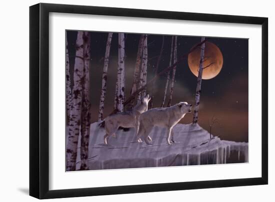 Once in a Super Blue Blood Moon-Gordon Semmens-Framed Giclee Print