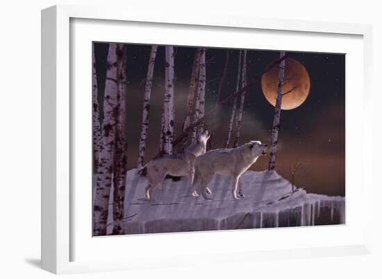 Once in a Super Blue Blood Moon-Gordon Semmens-Framed Giclee Print