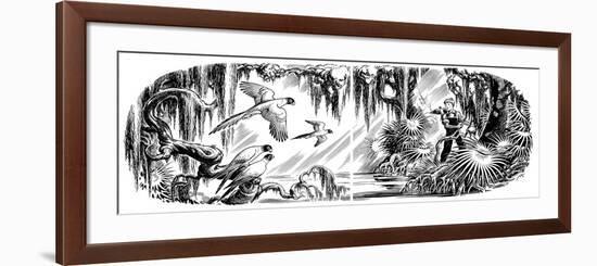 Once There Were Parakeets - Child Life-Alexander Key-Framed Giclee Print