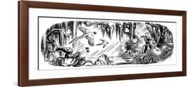 Once There Were Parakeets - Child Life-Alexander Key-Framed Giclee Print