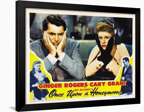 Once Upon a Honeymoon, 1942-null-Framed Art Print