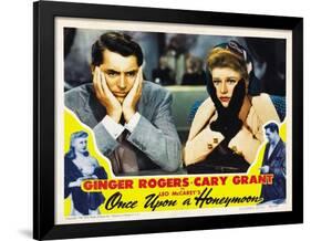 Once Upon a Honeymoon, 1942-null-Framed Art Print