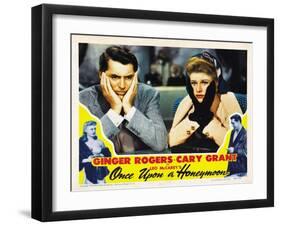 Once Upon a Honeymoon, 1942-null-Framed Art Print