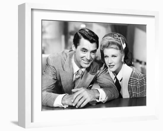 Once Upon a Honeymoon, Cary Grant, Ginger Rogers, 1942-null-Framed Photo