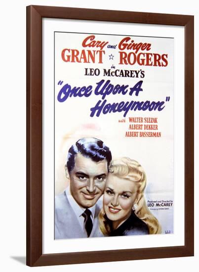 Once Upon a Honeymoon - Movie Poster Reproduction-null-Framed Photo