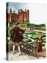 Once Upon a Time, a Stroll Around the Tudor Garden-Peter Jackson-Stretched Canvas