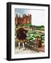 Once Upon a Time, a Stroll Around the Tudor Garden-Peter Jackson-Framed Giclee Print