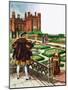 Once Upon a Time, a Stroll Around the Tudor Garden-Peter Jackson-Mounted Giclee Print