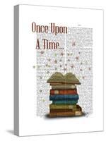 Once Upon a Time Books-Fab Funky-Stretched Canvas