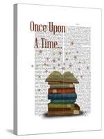 Once Upon a Time Books-Fab Funky-Stretched Canvas