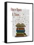 Once Upon a Time Books-Fab Funky-Framed Stretched Canvas