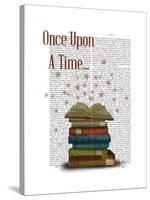 Once Upon a Time Books-Fab Funky-Stretched Canvas