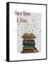 Once Upon a Time Books-Fab Funky-Framed Stretched Canvas