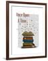 Once Upon a Time Books-Fab Funky-Framed Art Print