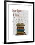 Once Upon a Time Books-Fab Funky-Framed Art Print