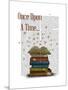 Once Upon a Time Books-Fab Funky-Mounted Art Print