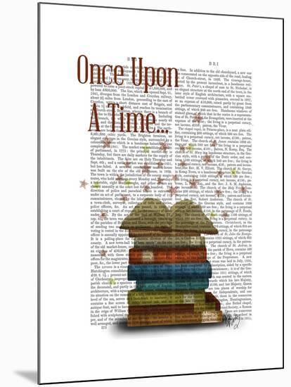 Once Upon a Time Books-Fab Funky-Mounted Art Print