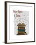 Once Upon a Time Books-Fab Funky-Framed Art Print