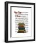 Once Upon a Time Books-Fab Funky-Framed Art Print