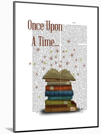 Once Upon a Time Books-Fab Funky-Mounted Art Print