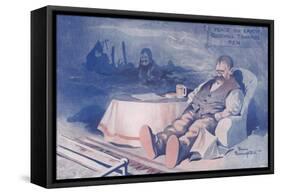 Once Upon a Time by Bruce Bairnsfather-null-Framed Stretched Canvas