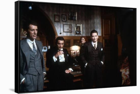 ONCE UPON A TIME IN AMERICA, 1984 directed by SERGIO LEONE James Woods, Robert by Niro (photo)-null-Framed Stretched Canvas