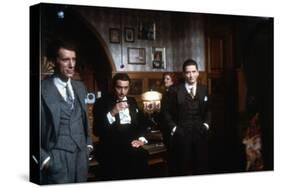 ONCE UPON A TIME IN AMERICA, 1984 directed by SERGIO LEONE James Woods, Robert by Niro (photo)-null-Stretched Canvas