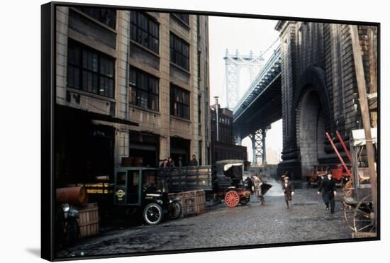 ONCE UPON A TIME IN AMERICA, 1984 directed by SERGIO LEONE (photo)-null-Framed Stretched Canvas