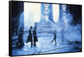 ONCE UPON A TIME IN AMERICA, 1984 directed by SERGIO LEONE (photo)-null-Framed Stretched Canvas