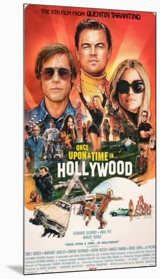 Once Upon A Time in Hollywood-null-Mounted Poster