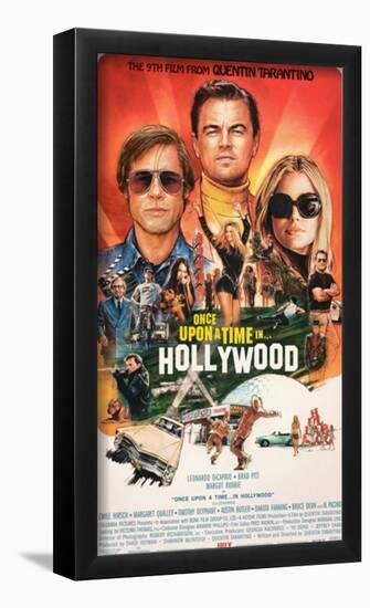 Once Upon A Time in Hollywood-null-Framed Poster