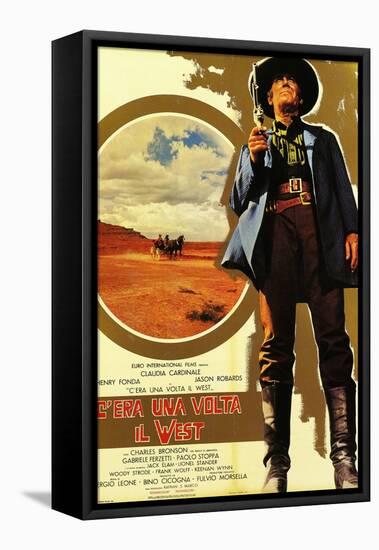 Once Upon a Time in the West, 1968 (C'Era Una Volta Il West)-null-Framed Stretched Canvas