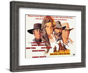 Once Upon a Time in the West, (AKA C'Era Una Volta Il West), 1968-null-Framed Art Print