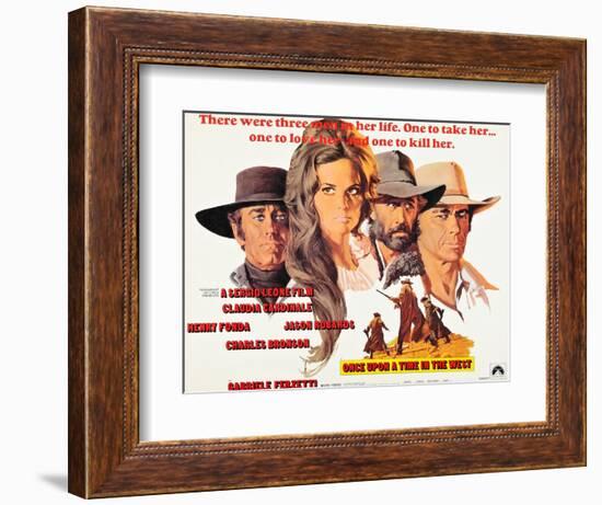 Once Upon a Time in the West, (AKA C'Era Una Volta Il West), 1968-null-Framed Art Print