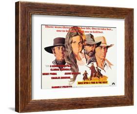 Once Upon a Time in the West, (AKA C'Era Una Volta Il West), 1968-null-Framed Art Print