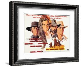 Once Upon a Time in the West, (AKA C'Era Una Volta Il West), 1968-null-Framed Art Print