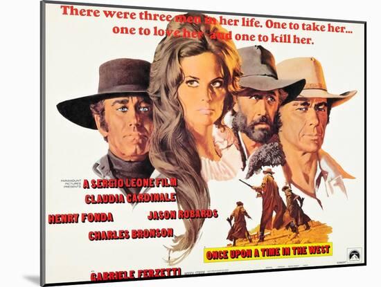Once Upon a Time in the West, (AKA C'Era Una Volta Il West), 1968-null-Mounted Art Print