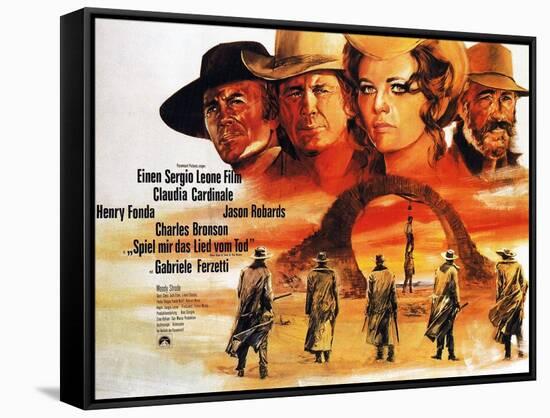 Once Upon a Time in the West, (AKA C'Era Una Volta Il West, Aka Spiel Mir Das Lied Vom Tod), 1968-null-Framed Stretched Canvas