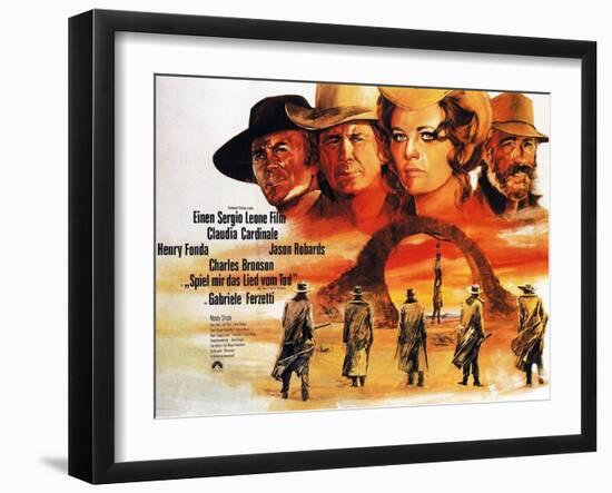 Once Upon a Time in the West, (AKA C'Era Una Volta Il West, Aka Spiel Mir Das Lied Vom Tod), 1968-null-Framed Art Print