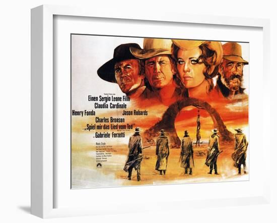 Once Upon a Time in the West, (AKA C'Era Una Volta Il West, Aka Spiel Mir Das Lied Vom Tod), 1968-null-Framed Art Print